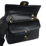 Load image into Gallery viewer, Chanel Timeless Classic Medium - Vintage. Black Diamond Quilted Lambskin, 24kt Gold-plated Hardware
