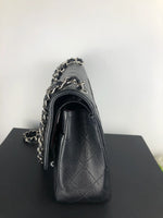 Load image into Gallery viewer, Chanel Timeless Classic Jumbo Black Caviar Silver-tone Hardware
