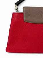 Load image into Gallery viewer, Louis Vuitton LV Capucine BB - Red, Blue, Taupe, Silver-tone Hardware
