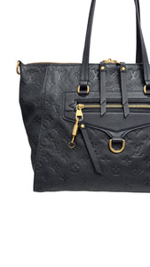 Louis Vuitton Lumineuse PM Navy Empreinte Gold-tone Hardware