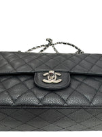 Load image into Gallery viewer, Chanel Timeless Classic Medium M/L Black Caviar Silver-tone Hardware
