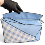 Load image into Gallery viewer, Loewe Puzzle Bag Medium, Sky Blue Calfskin
