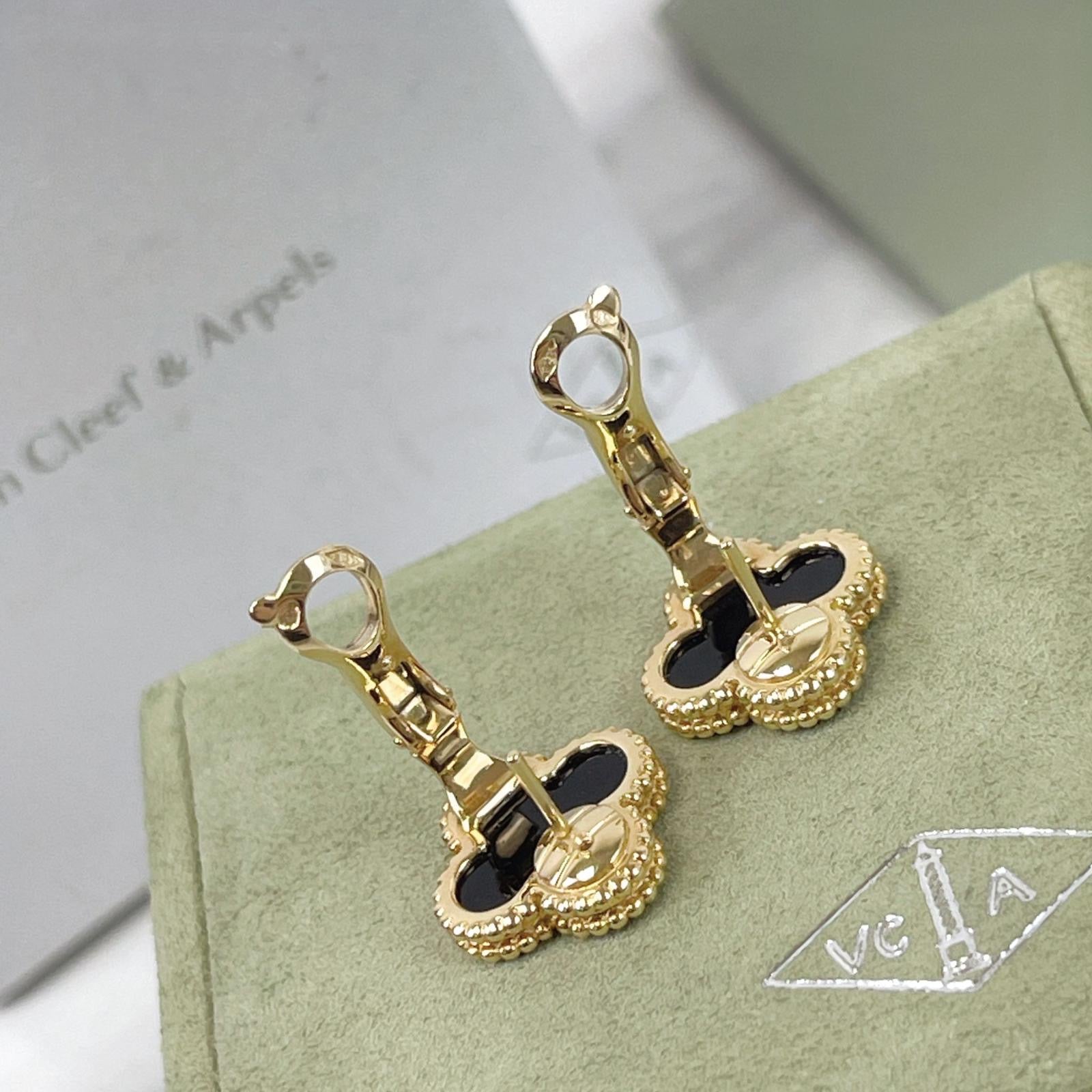 Van Cleef and Arpels Vintage Alhambra Earrings