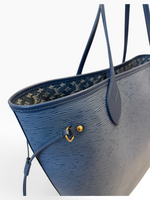 Charger l'image dans la galerie, Louis Vuitton LV Neverful MM, Monogram Denim/Epi Leather, Gold-tone Hardware
