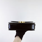 将图片加载到图库查看器，Celine Triomphe Classique Black Gold-tone Hardware
