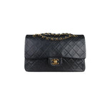 Load image into Gallery viewer, Chanel Timeless Classic Medium - Vintage. Black Diamond Quilted Lambskin, 24kt Gold-plated Hardware
