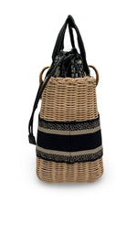 将图片加载到图库查看器，Christian Dior Lady Dior Natural Wicker - Medium
