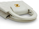 Load image into Gallery viewer, Chanel Kelly Shopping Tote Mini White Calfskin Gold-tone Hardware
