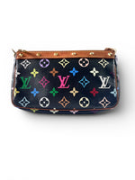Charger l'image dans la galerie, Louis Vuitton x Takashi Murakami Monogram Multicolore Pochette Accessoires - Black
