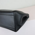 Charger l&#39;image dans la galerie, FENDI Peekaboo Iconic Satchel Mini Nappa Colorblock Black SHW
