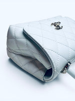 将图片加载到图库查看器，Chanel Coco Handle Mini 21K Blue Caviar Gold-tone Hardware
