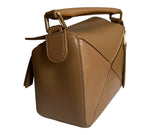 将图片加载到图库查看器，Loewe Puzzle Bag Satin Calfskin Small with Strap
