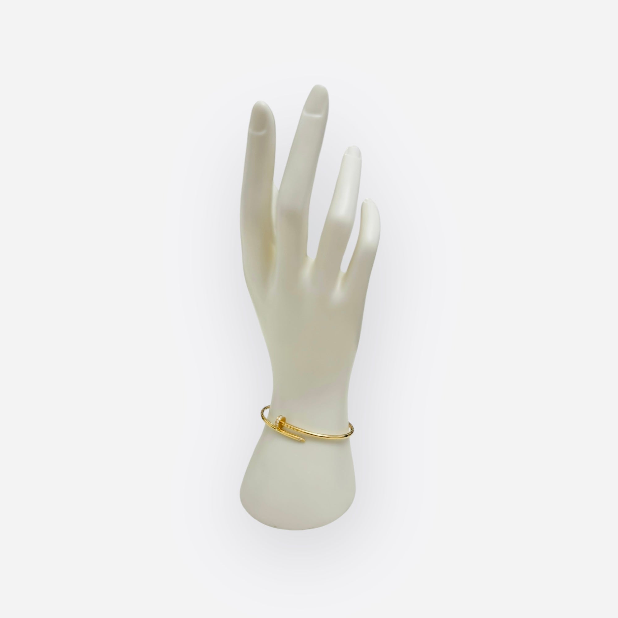 Cartier Juste Un Clou Bracelet, Small Model, 20 Brilliant-Cut Diamonds Yellow Gold, size 16 JUC