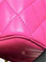 Load image into Gallery viewer, Chanel Coco Hearts Vanity Case, Quilted Barbie Pink Lambskin Gold-tone Hardware
