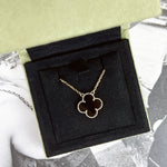 Load image into Gallery viewer, Van Cleef And Arpels 1 Motif Vintage Alhambra Onyx Pendant
