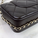 Load image into Gallery viewer, Chanel Precious Pearls Mini Flap Black Lambskin Light Gold-tone Hardware
