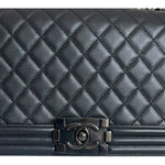 将图片加载到图库查看器，Chanel So Black Leboy Old Medium
