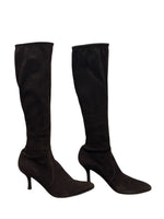 将图片加载到图库查看器，Stuart Weitzman Brown Suede Leather Boots, Size 6 EU
