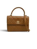 Load image into Gallery viewer, Chanel Trendy CC Small Caramel Lambskin Gold-tone Hardware
