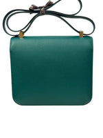 Load image into Gallery viewer, Hermes Constance 24	Malachite Epsom 24kt Gold-Plated Hardware Stamp A
