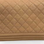 Load image into Gallery viewer, Chanel Leboy Old Medium Dark Beige Diamond Quilted Caviar Leather/Grained Calfskin, Shiny Silver-tone Hardware
