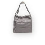 Load image into Gallery viewer, Chanel 22 Handbag Medium Quilted Dove Grey Calfskin, Silver-tone Hardware
