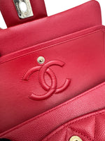 Load image into Gallery viewer, Chanel Timeless Classic Small 22P Red Caviar, Gold-tone Hardware
