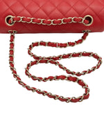 Load image into Gallery viewer, Chanel Timeless Classic Small 22P Red Caviar, Gold-tone Hardware
