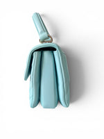 将图片加载到图库查看器，Chanel Trendy CC Small Chevron Sky Blue Lambskin Gold-tone Hardware
