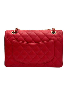 Chanel Timeless Classic Small 22P Red Caviar, Gold-tone Hardware