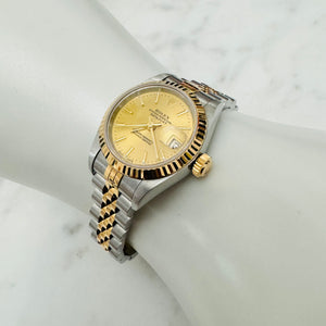 Rolex Datejust 26mm 18K Yellow Gold Stainless Steel Jubilee Lady's Watch