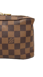 Load image into Gallery viewer, Louis Vuitton Geronimo Waist Bag Damier Ebene Gold-tone
