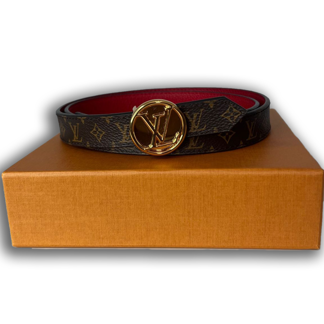 Louis vuitton cirle belt-reversible