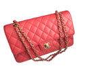 Load image into Gallery viewer, Chanel Timeless Classic Medium Pink Caviar Gold-tone Hardware M/L
