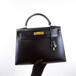 Load image into Gallery viewer, Hermes Kelly 32 Sellier Vintage Box Leather
