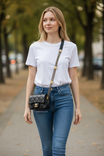 Load image into Gallery viewer, Chanel CC Twist Your Buttons Mini Bag Black Caviar Gold-tone Hardware
