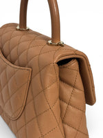 Charger l'image dans la galerie, Chanel Coco Handle Mini 21P Caramel Caviar Gold-tone Hardware

