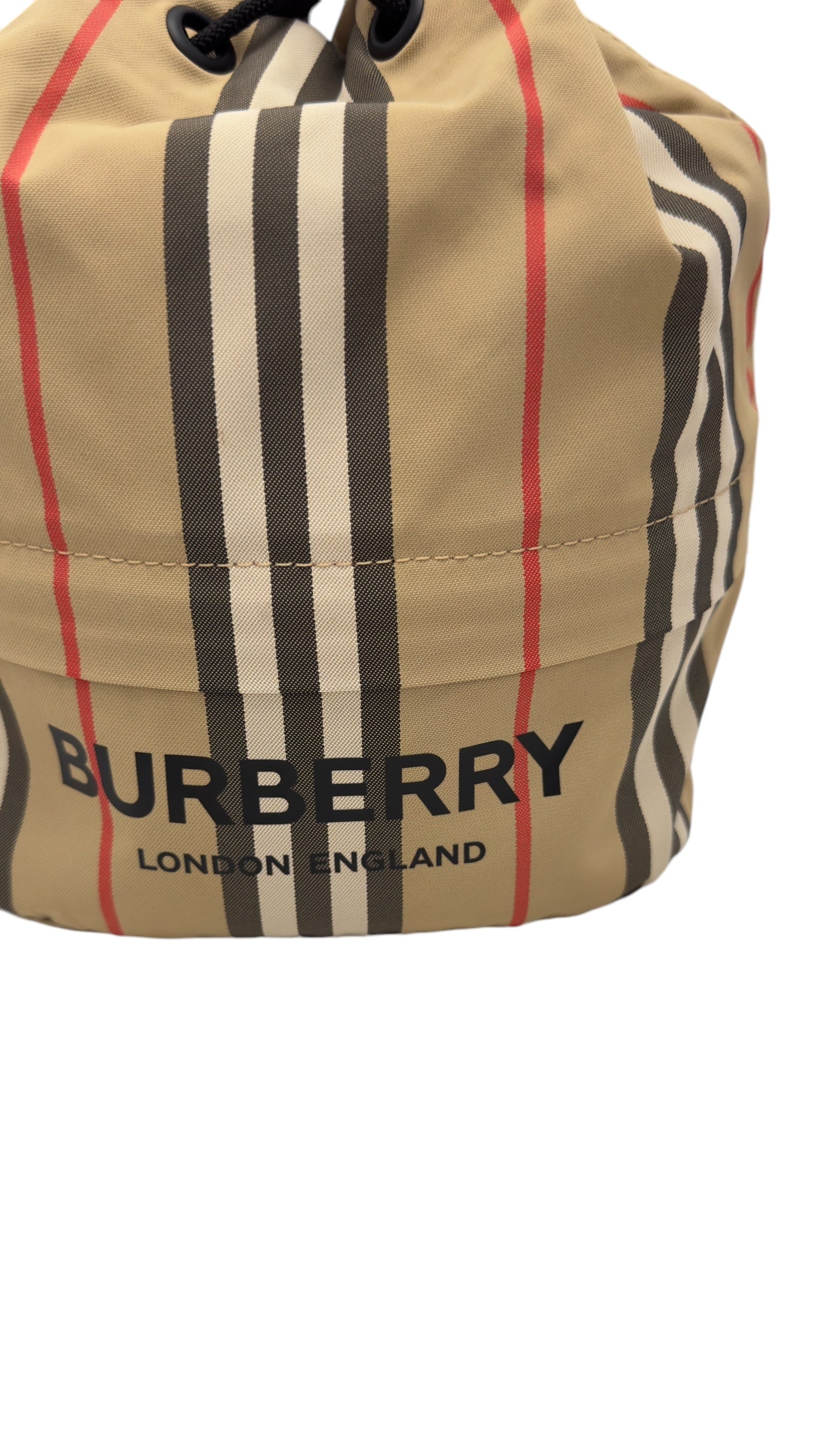 Burberry Phoebe Check Drawstring Pouch