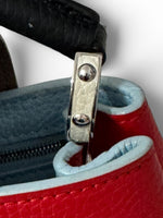 Load image into Gallery viewer, Louis Vuitton LV Capucine BB - Red, Blue, Taupe, Silver-tone Hardware
