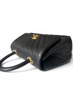Load image into Gallery viewer, Chanel Coco Handle Mini, Black Caviar Leather Gold-tone Hardware
