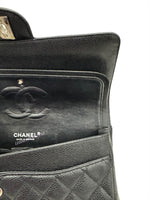 Load image into Gallery viewer, Chanel Timeless Classic Medium M/L Black Caviar Silver-tone Hardware
