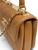 Load image into Gallery viewer, Chanel Trendy CC Small Caramel Lambskin Gold-tone Hardware
