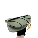 Load image into Gallery viewer, Christian Dior Saddle Bag Medium with Guitar Strap
