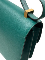Load image into Gallery viewer, Hermes Constance 24	Malachite Epsom 24kt Gold-Plated Hardware Stamp A

