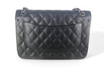 Load image into Gallery viewer, Chanel Timeless Classic Jumbo Black Caviar Silver-tone Hardware
