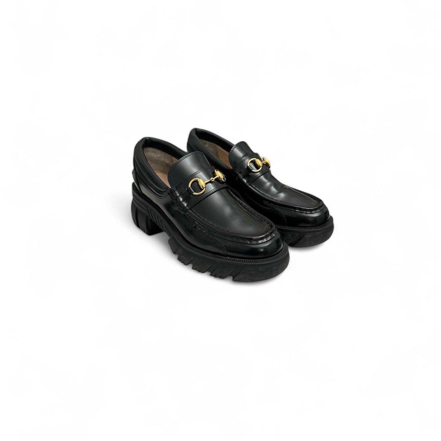 Gucci Horsebit Loafer Womens 40EU/9.5-10US Black Leather