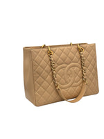 Load image into Gallery viewer, Chanel Grand Shopper Tote GST Dark Beige Caviar Gold-tone Hardware
