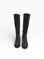 将图片加载到图库查看器，Stuart Weitzman 50/50 Greer City Knee-high Suede Boots Size 37.5
