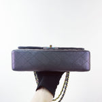 将图片加载到图库查看器，Chanel Timeless Classic Medium M/L 16C Iridescent Purple Rainbow Hardware
