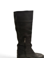 Load image into Gallery viewer, PRADA Knee-High Riding Boots, Black, Womens 7
